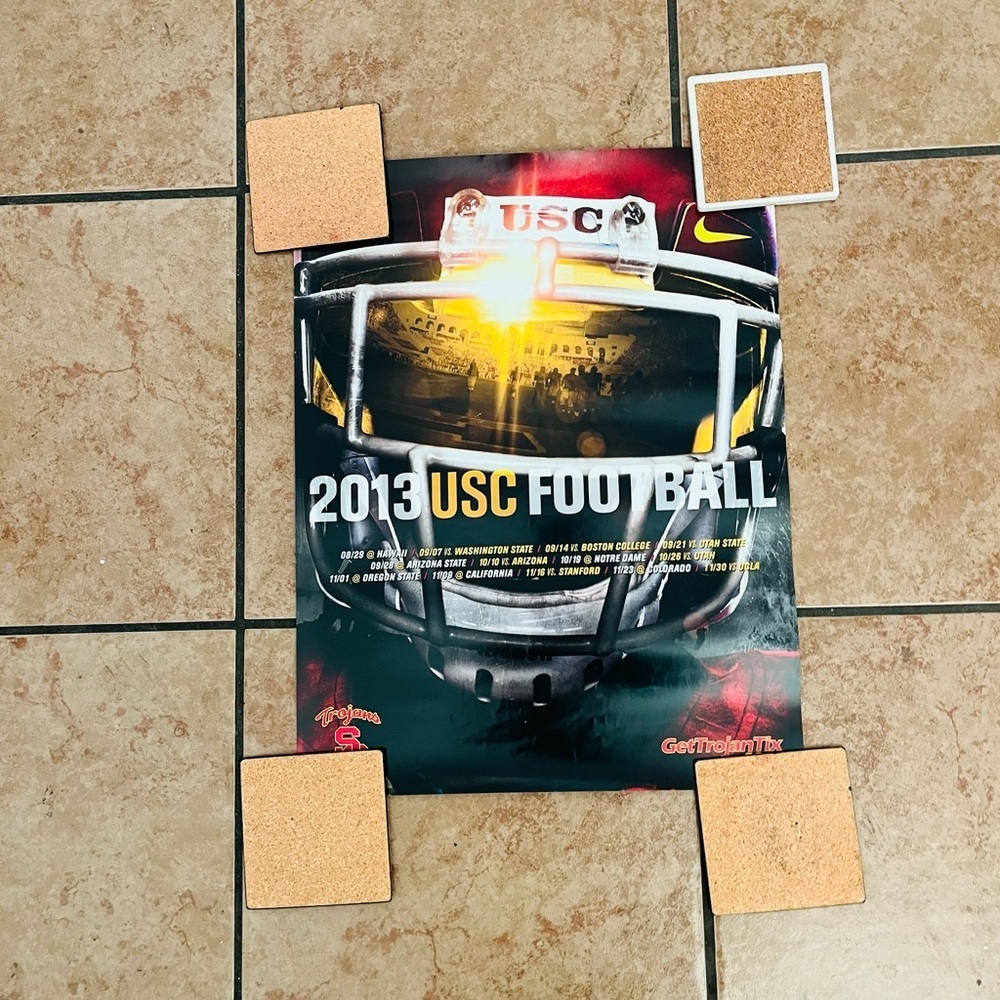 USC Football Poster 13/17 inches